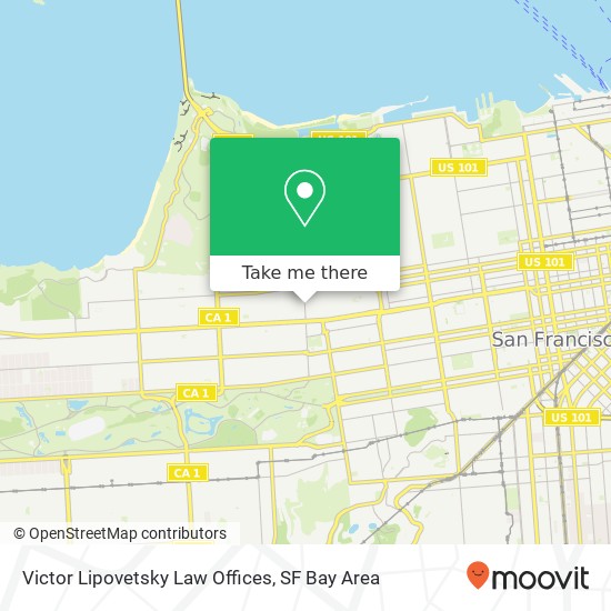 Victor Lipovetsky Law Offices map
