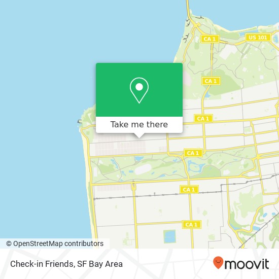 Check-in Friends map