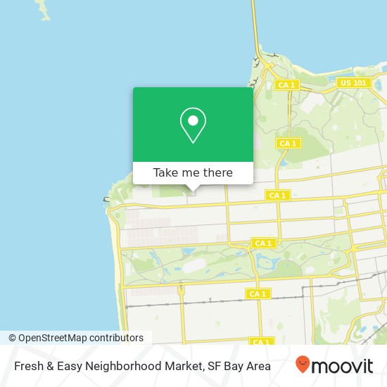 Mapa de Fresh & Easy Neighborhood Market