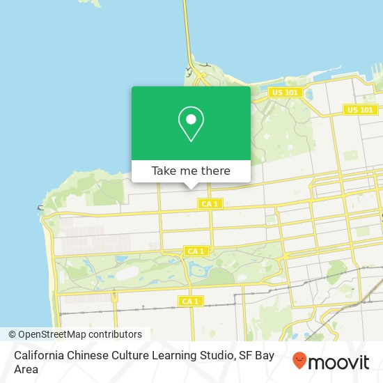 California Chinese Culture Learning Studio map