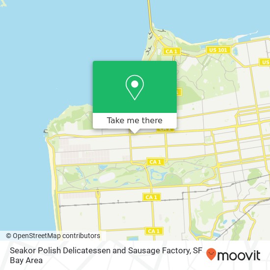 Seakor Polish Delicatessen and Sausage Factory map