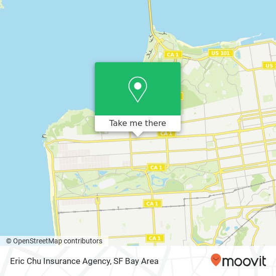 Mapa de Eric Chu Insurance Agency