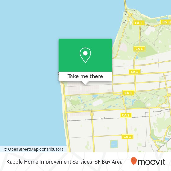 Kapple Home Improvement Services map