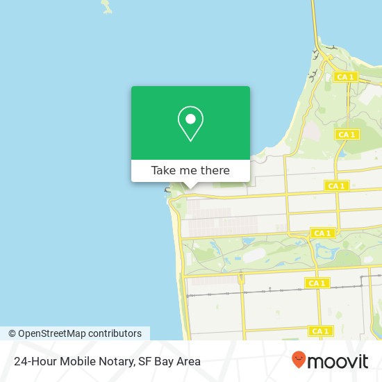 24-Hour Mobile Notary map