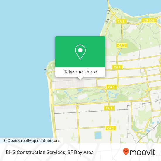 BHS Construction Services map