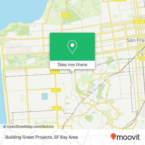 Building Green Projects map