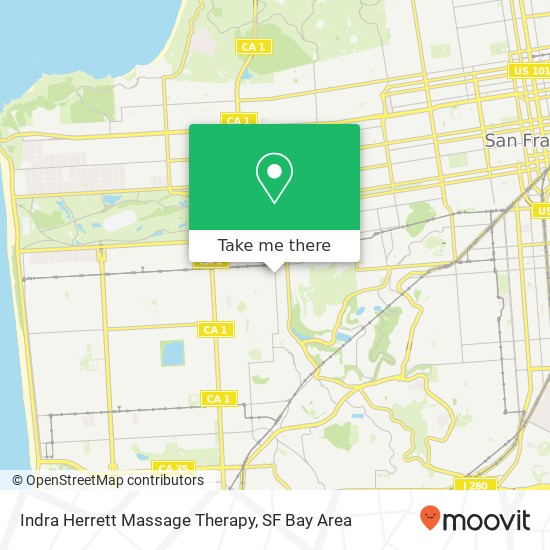 Indra Herrett Massage Therapy map