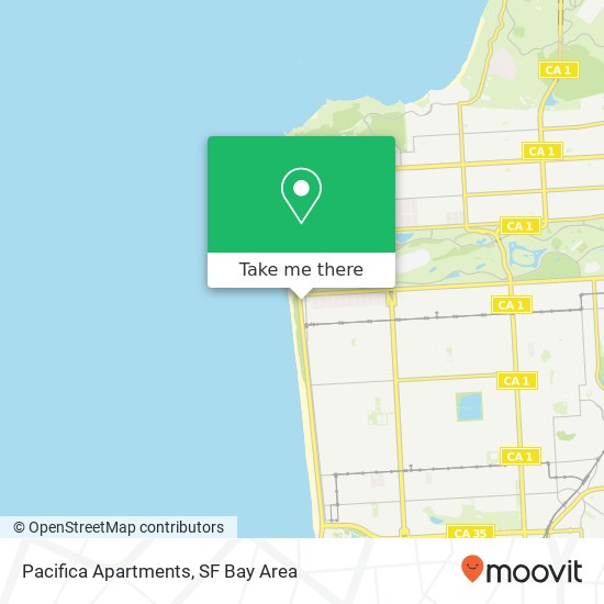 Pacifica Apartments map