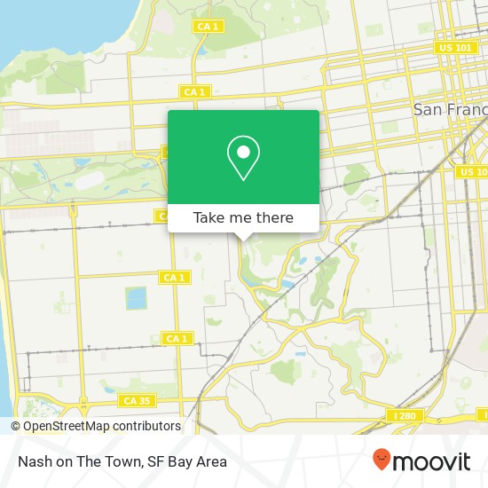 Nash on The Town map