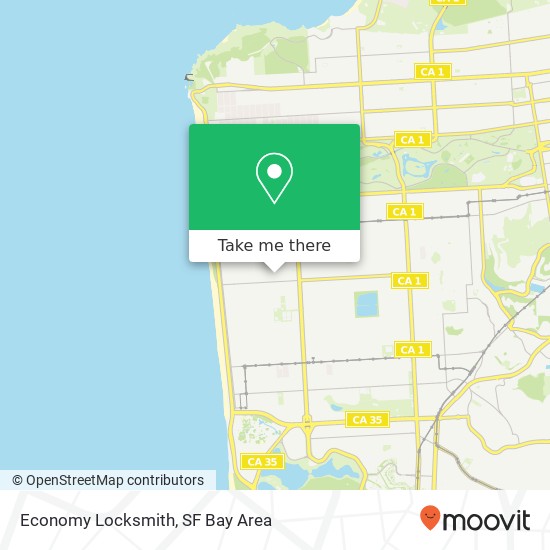 Economy Locksmith map