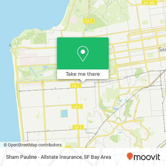 Mapa de Sham Pauline - Allstate Insurance
