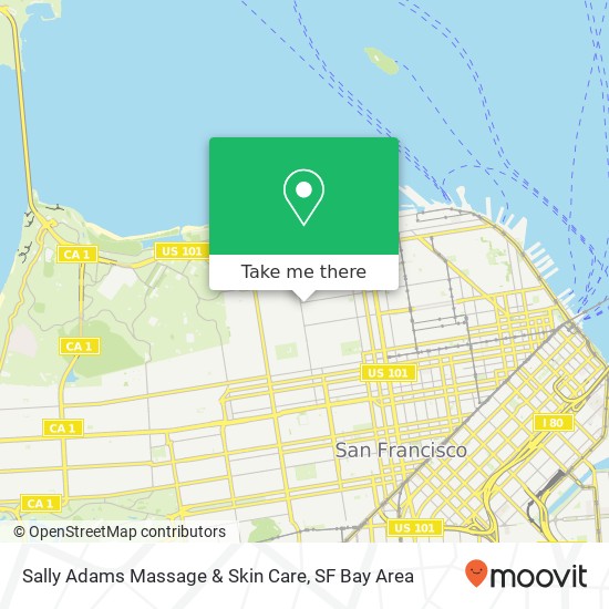 Mapa de Sally Adams Massage & Skin Care