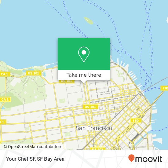 Your Chef SF map