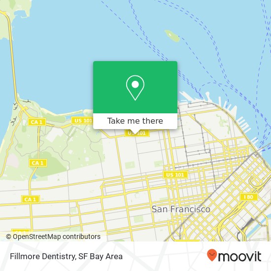 Fillmore Dentistry map