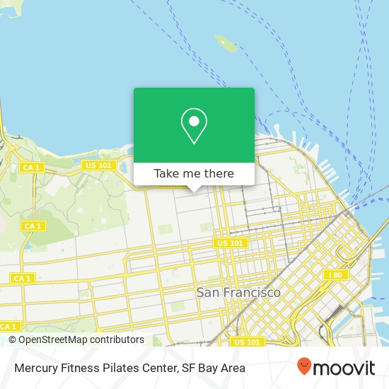 Mercury Fitness Pilates Center map