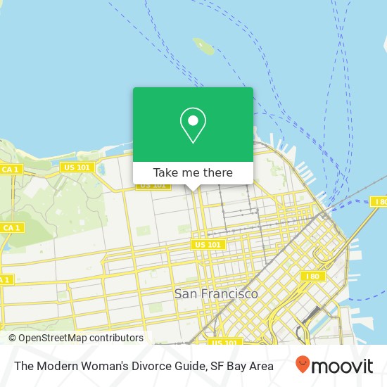 Mapa de The Modern Woman's Divorce Guide