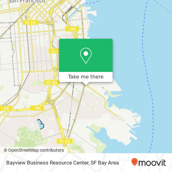 Bayview Business Resource Center map