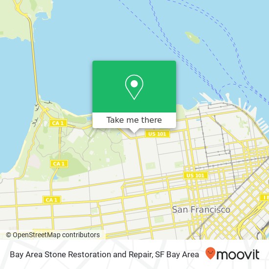 Mapa de Bay Area Stone Restoration and Repair