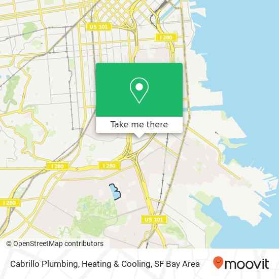 Cabrillo Plumbing, Heating & Cooling map