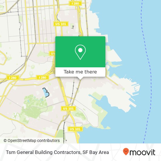 Tsm General Building Contractors map