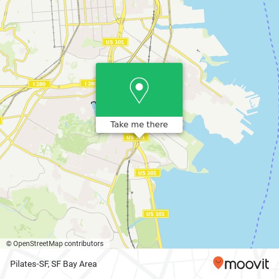 Pilates-SF map