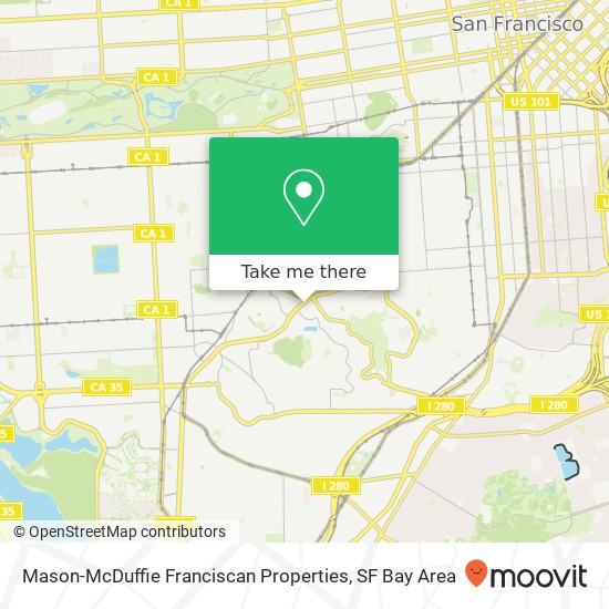 Mapa de Mason-McDuffie Franciscan Properties