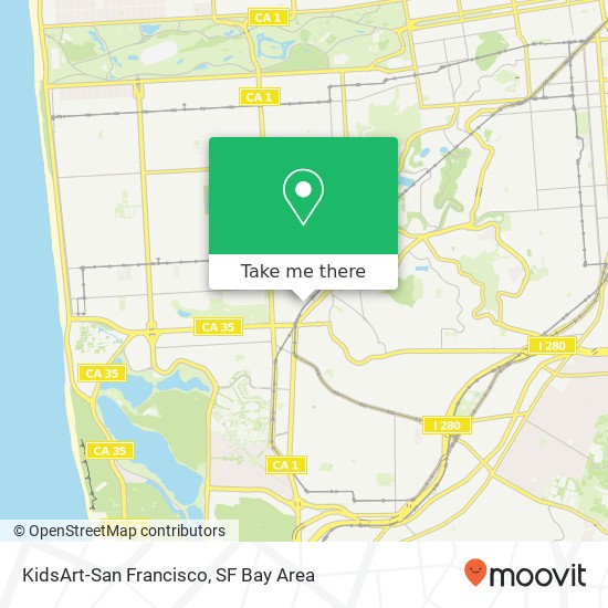 Mapa de KidsArt-San Francisco