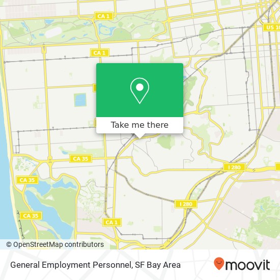 General Employment Personnel map