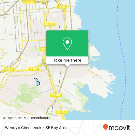 Mapa de Wendy's Cheesecake