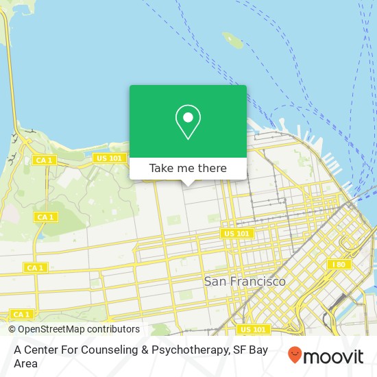 A Center For Counseling & Psychotherapy map