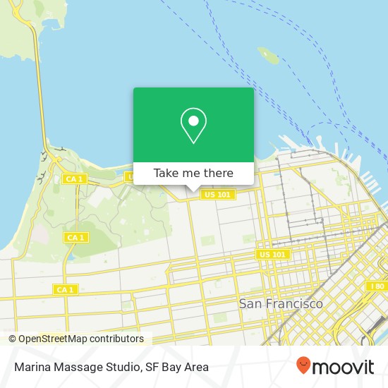 Marina Massage Studio map