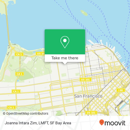 Joanna Intara Zim, LMFT map