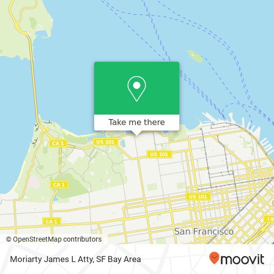 Moriarty James L Atty map