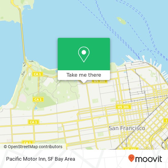 Mapa de Pacific Motor Inn