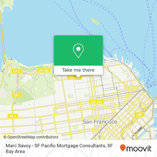 Marc Savoy - SF Pacific Mortgage Consultants map