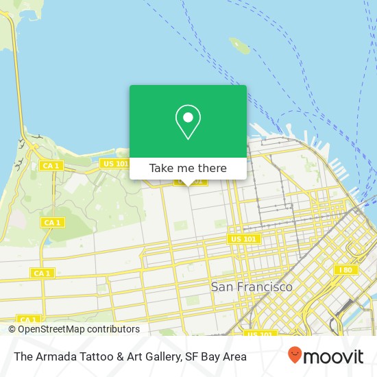 The Armada Tattoo & Art Gallery map