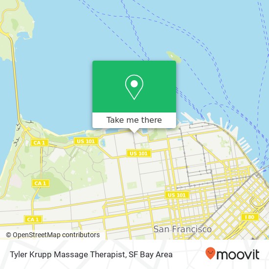 Mapa de Tyler Krupp Massage Therapist