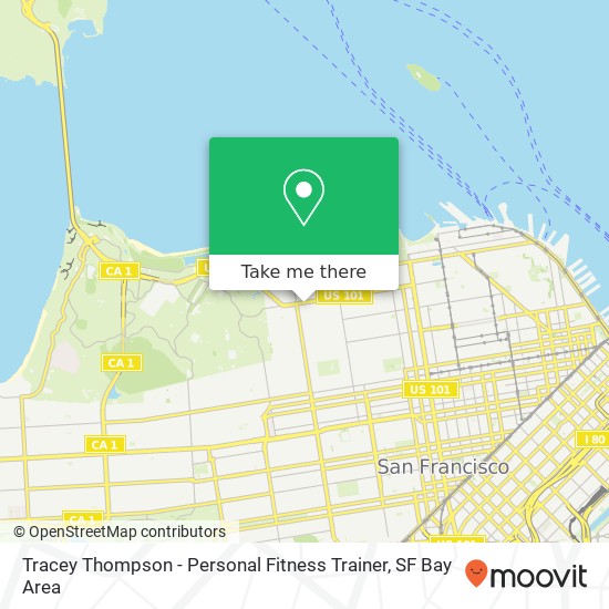 Mapa de Tracey Thompson - Personal Fitness Trainer