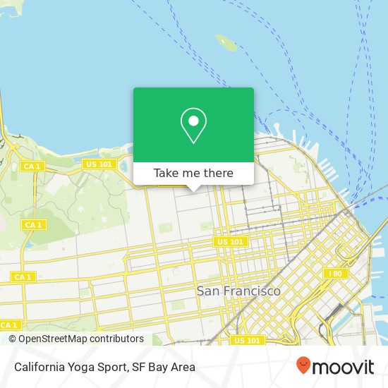 Mapa de California Yoga Sport
