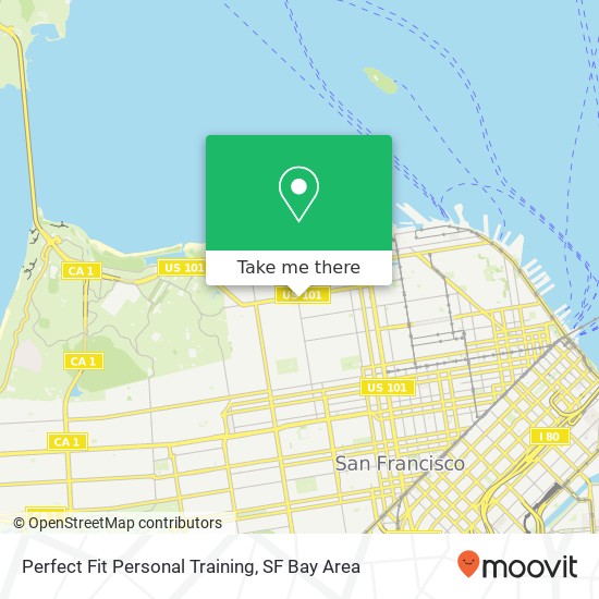 Perfect Fit Personal Training map