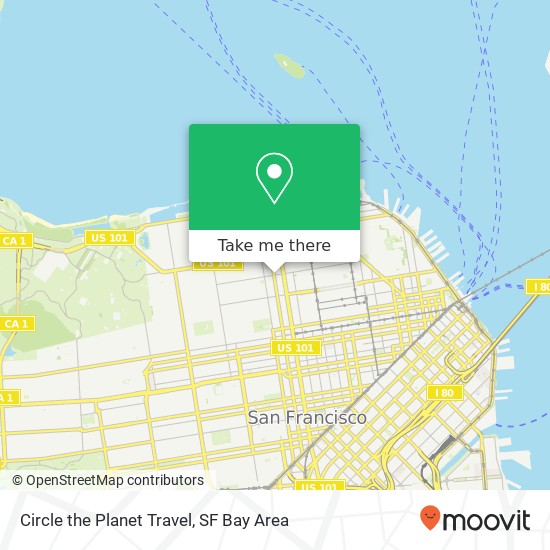 Mapa de Circle the Planet Travel