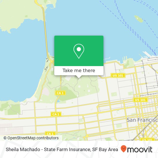 Sheila Machado - State Farm Insurance map