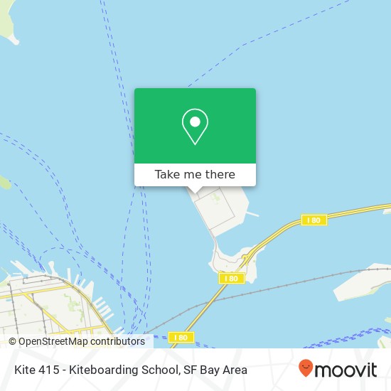Kite 415 - Kiteboarding School map