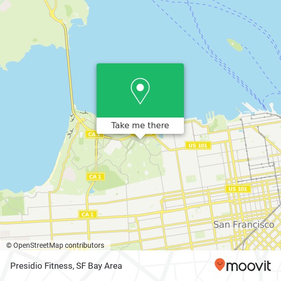 Presidio Fitness map