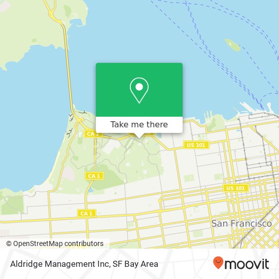 Aldridge Management Inc map