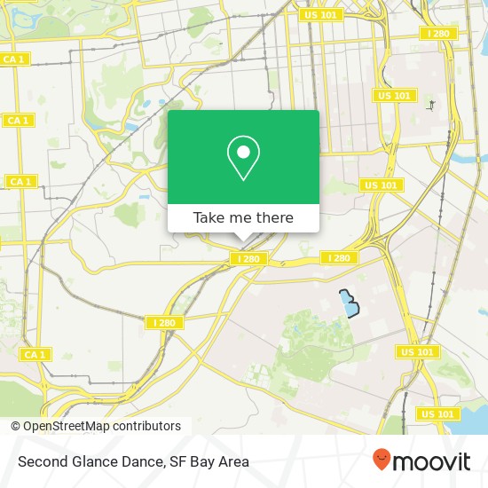 Mapa de Second Glance Dance