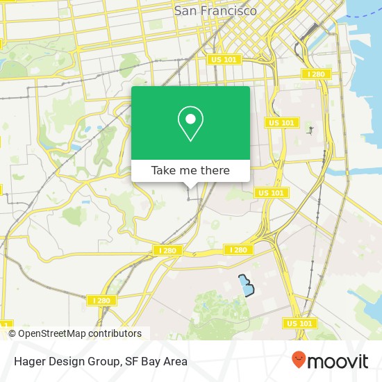 Hager Design Group map