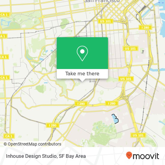 Inhouse Design Studio map