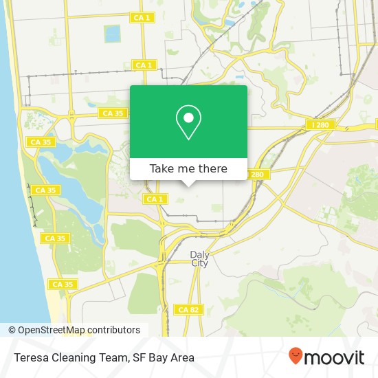 Teresa Cleaning Team map