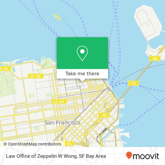 Mapa de Law Office of Zeppelin W Wong